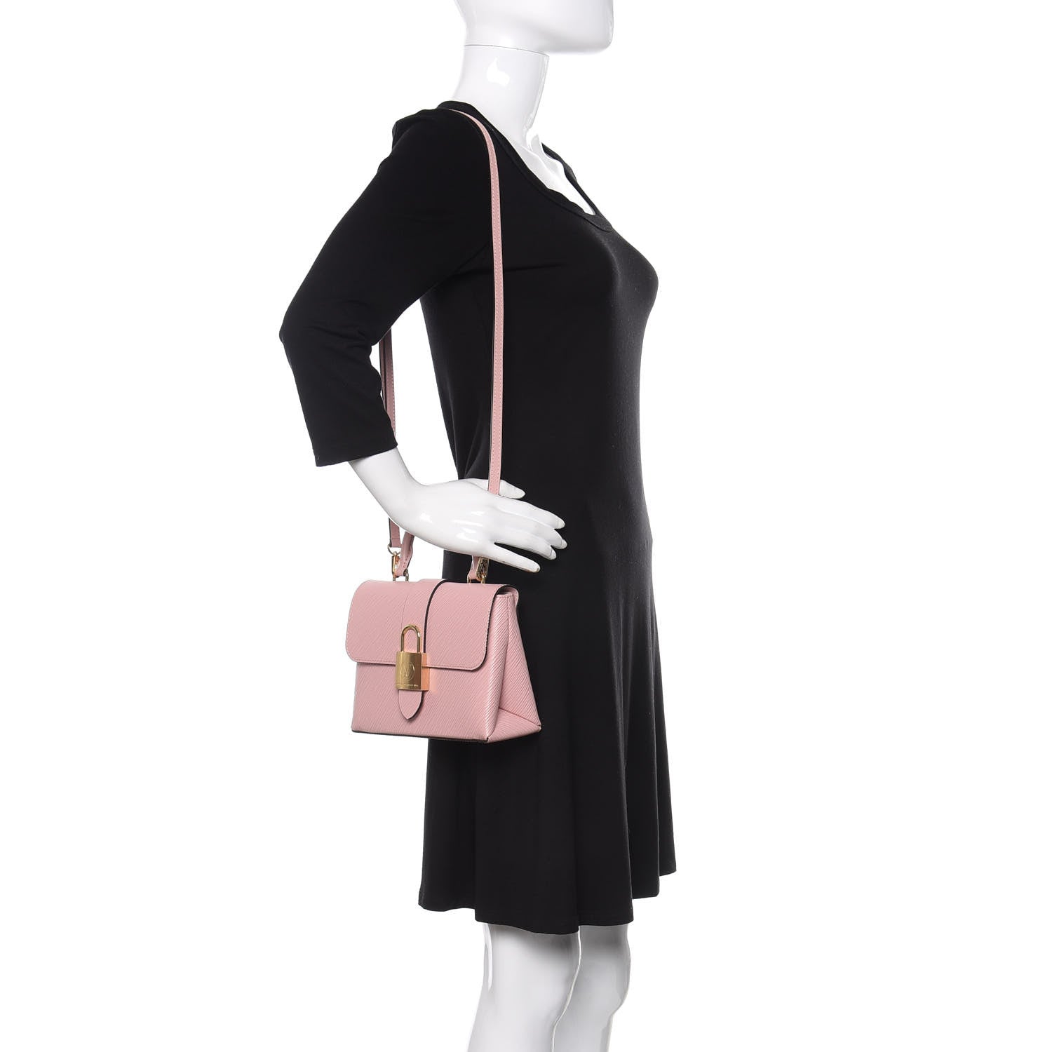 Louis Vuitton Epi Locky BB Rose Ballerine 2 of 9