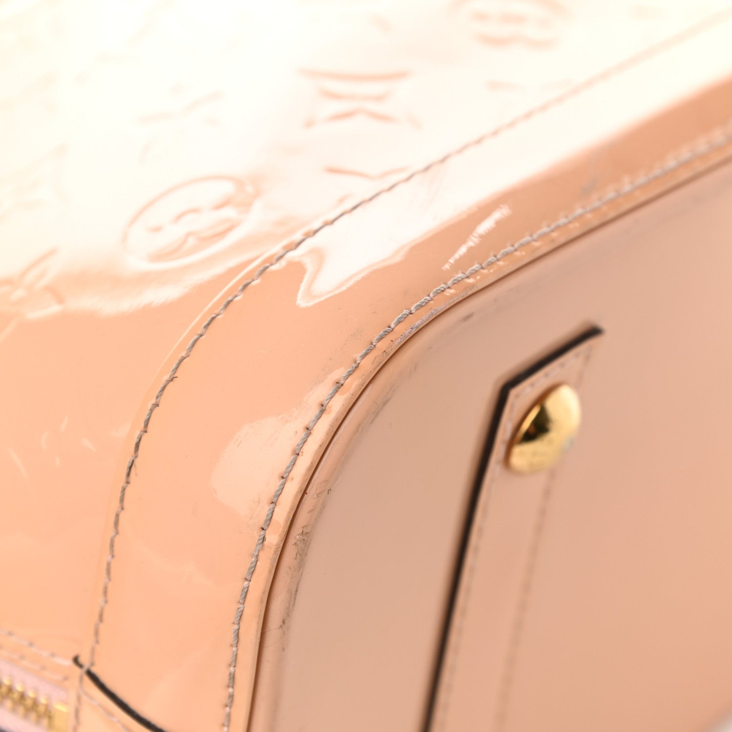 Louis Vuitton Vernis Alma PM Rose Ballerine 8 of 16