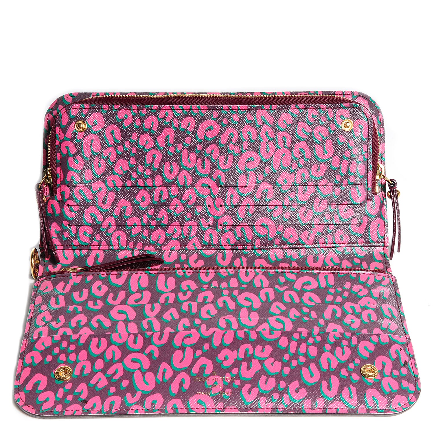 Louis Vuitton Monogram Leopard Insolite Wallet Rouge Fauviste 5 of 7