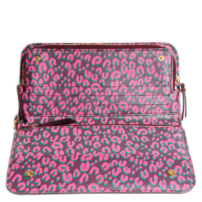 Louis Vuitton Monogram Leopard Insolite Wallet Rouge Fauviste 5 of 7