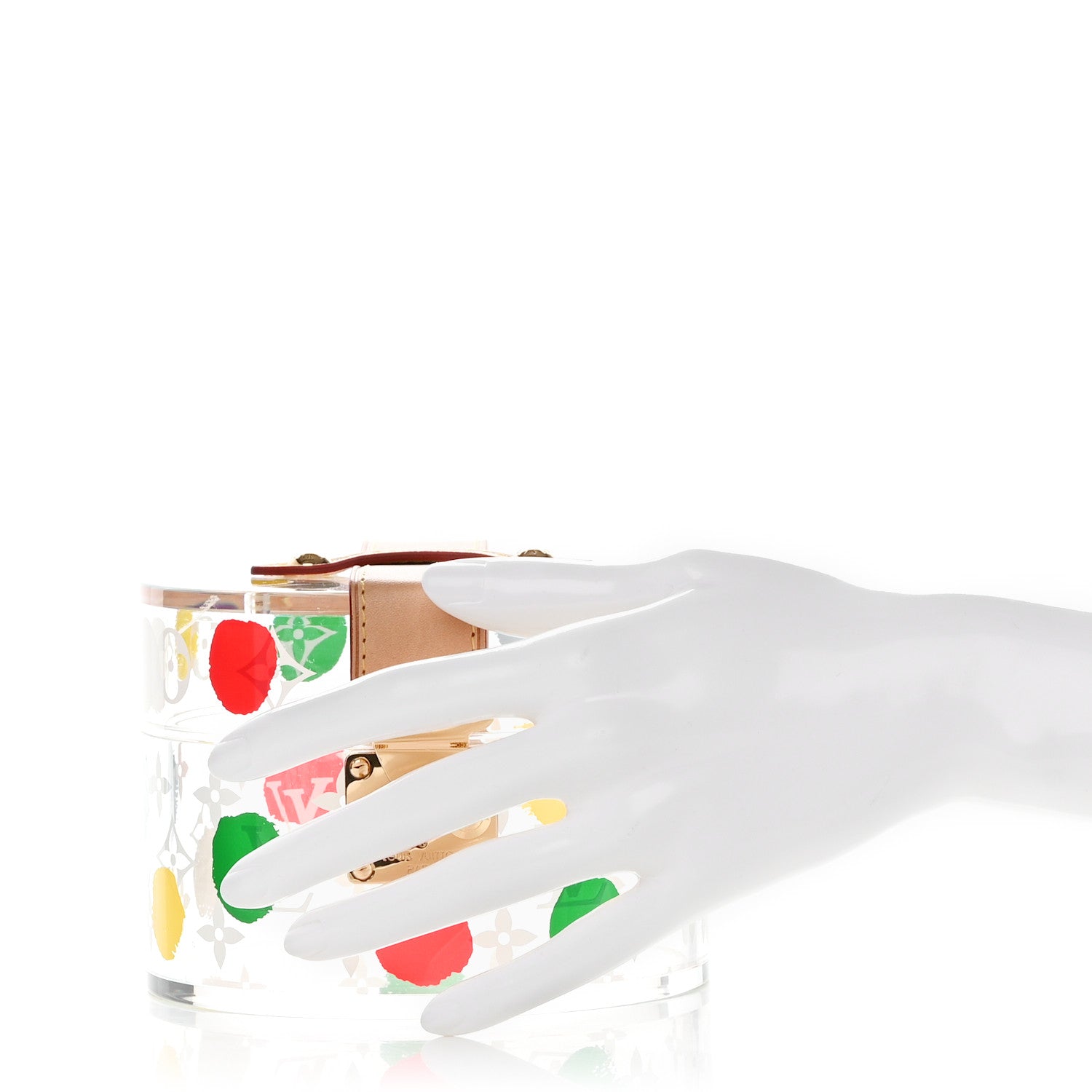 Louis Vuitton LV x YK Transparent Plexiglass Monogram Dots Box Scott Multicolor 2 of 9