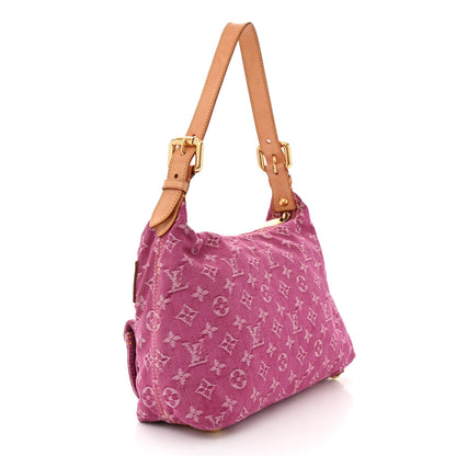 Louis Vuitton Denim Baggy PM Fuchsia 3 of 9