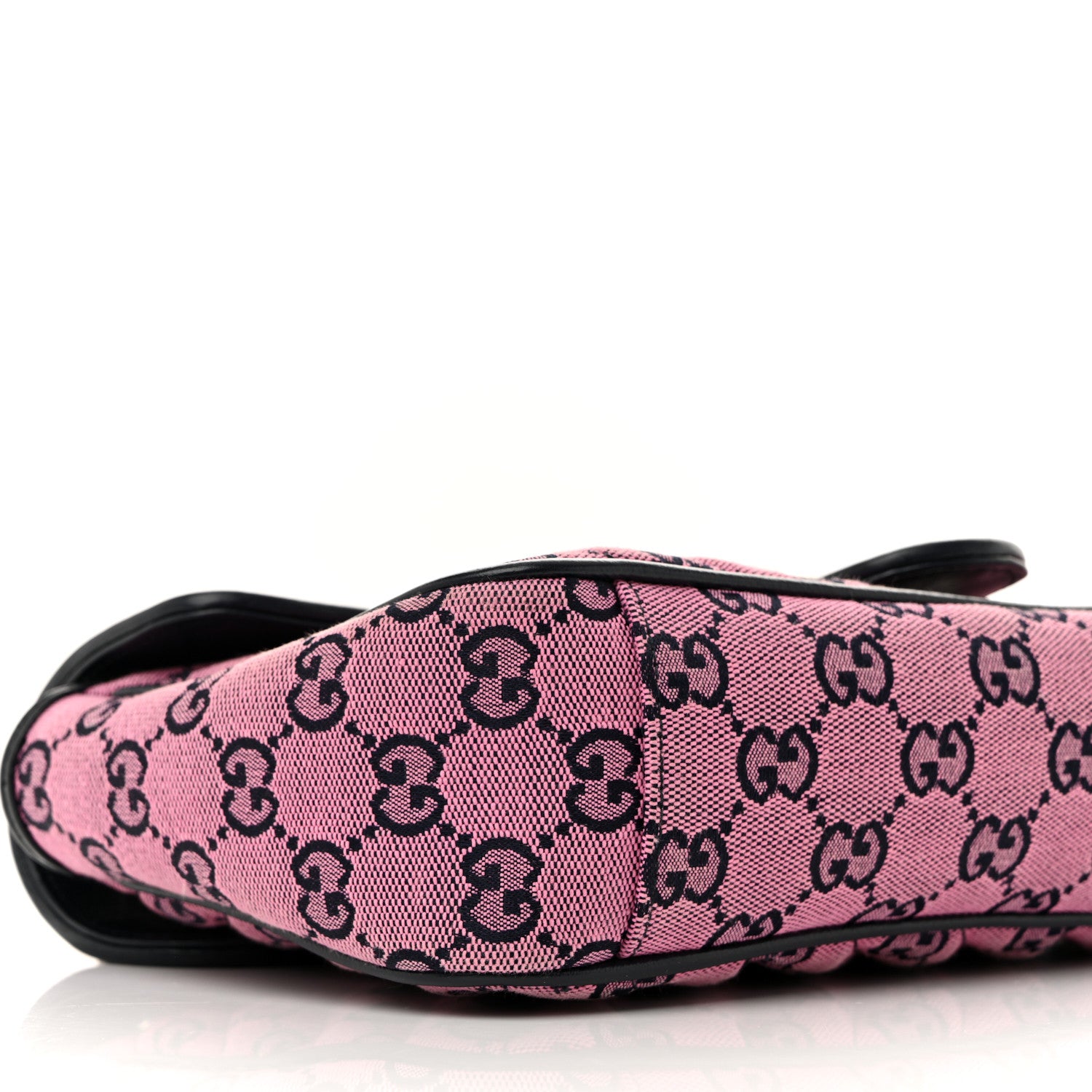 Gucci Monogram Multicolor Matelasse Diagonal Small GG Marmont Shoulder Bag Pink Blue 17 of 25