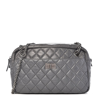 Chanel Aged Calfskin Medium Reissue Camera Case Grey 1 of 16