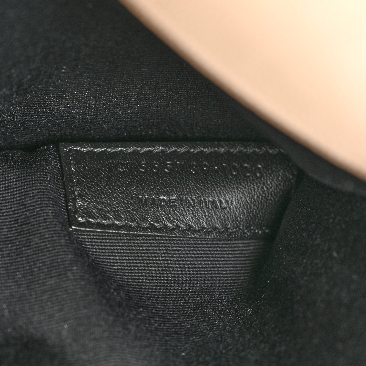 Saint Laurent Grain De Poudre Uptown Pouch Dark Beige 6 of 9