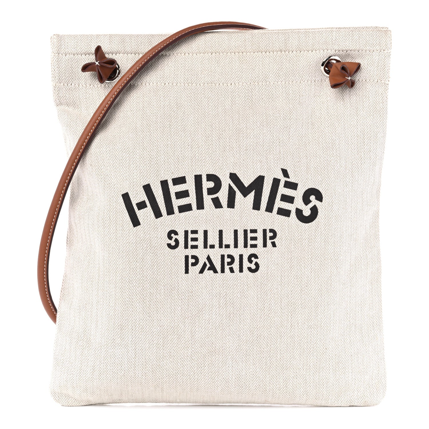 Hermes Canvas Swift Aline Grooming Bag Gold 1 of 10