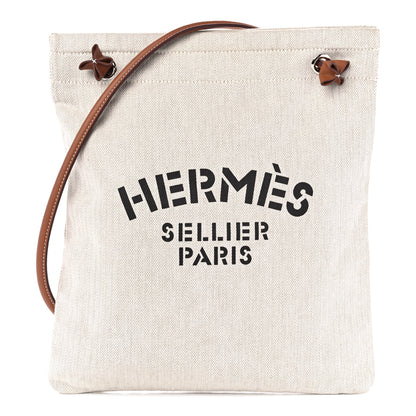 Hermes Canvas Swift Aline Grooming Bag Gold 1 of 10