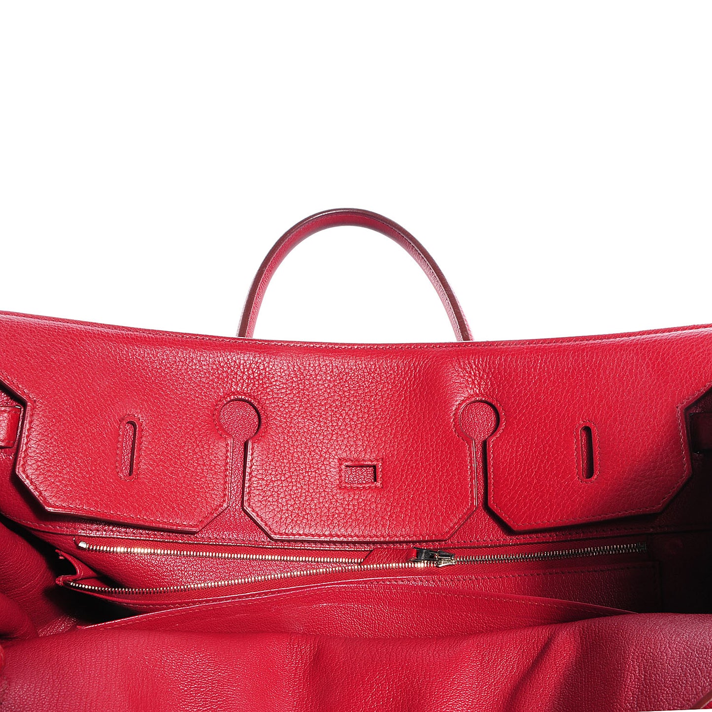 Taurillon Clemence Birkin 40 Rouge Garance