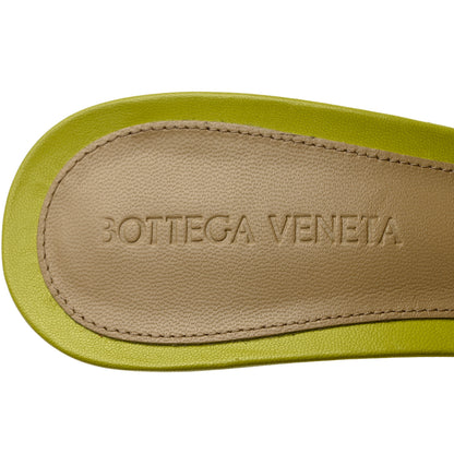 Bottega Veneta Lambskin Stretch Wedge 90mm Sandals 37 Kiwi 6 of 9