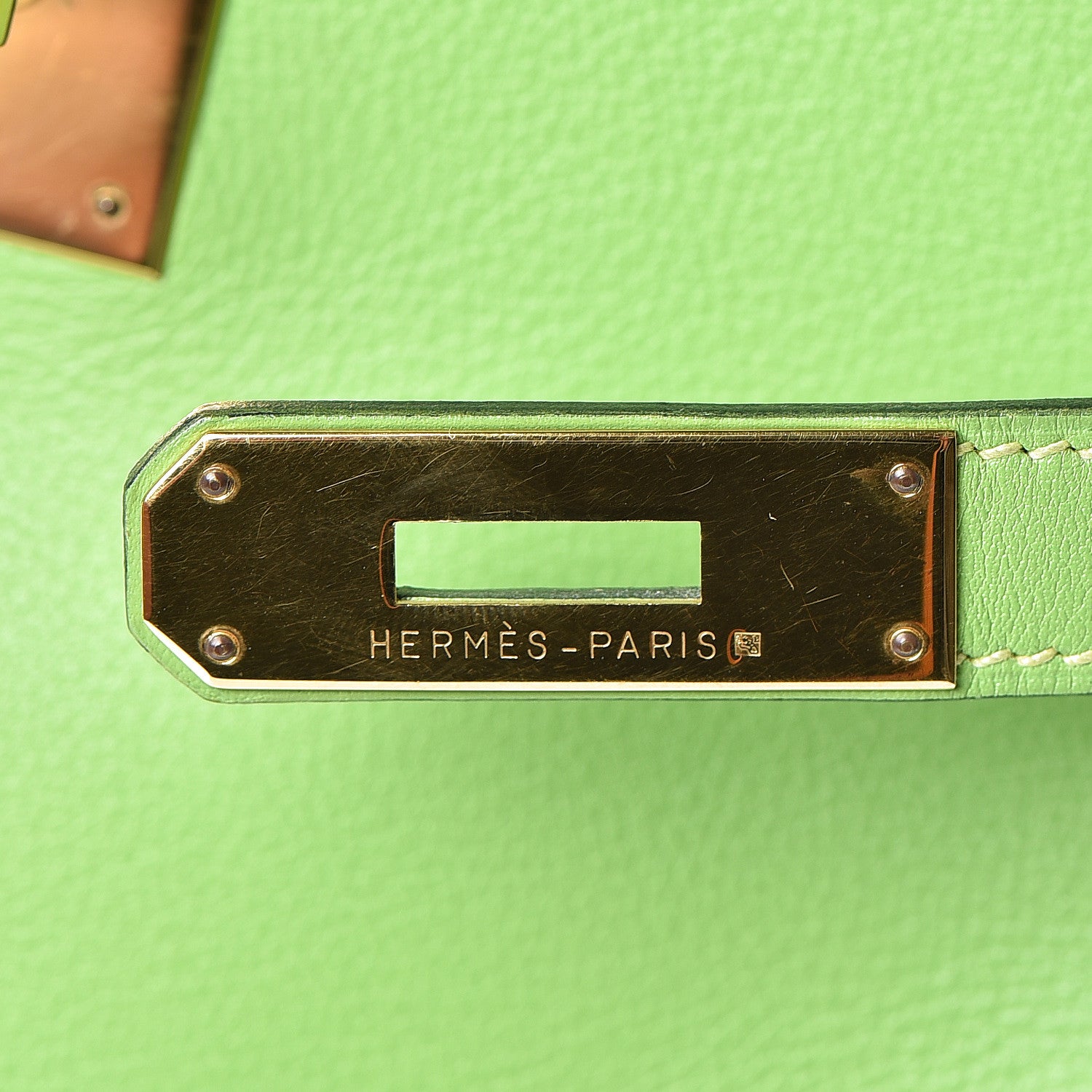 Hermes Veau Gulliver Kelly Retourne 32 Vert Cru 17 of 46