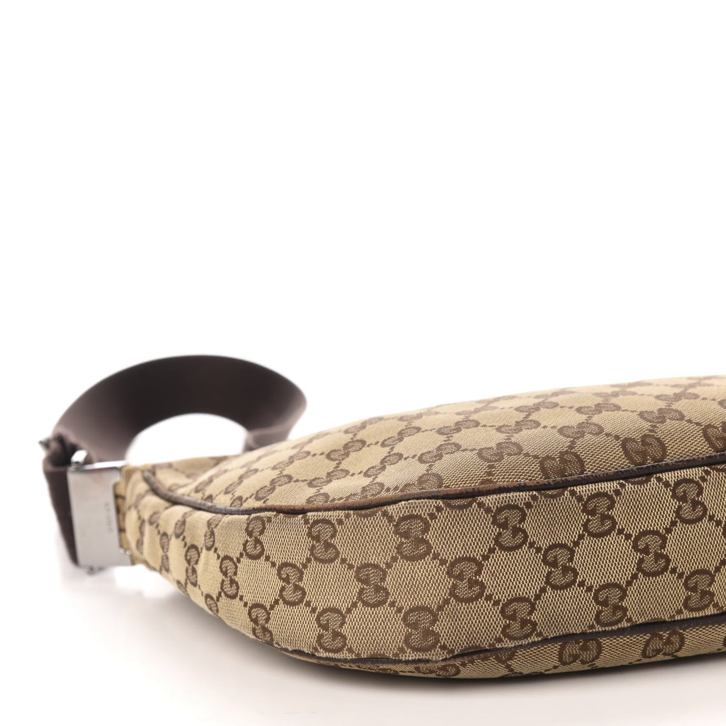 Monogram Medium Half Moon Hobo Dark Brown
