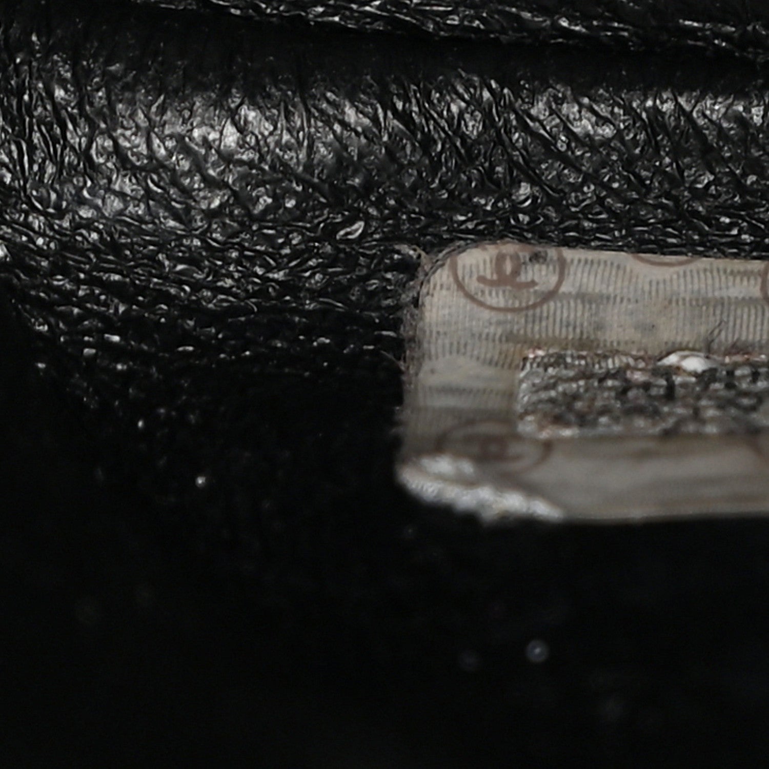 Chanel Lambskin Quilted Drawstring Backpack Black 7 of 10
