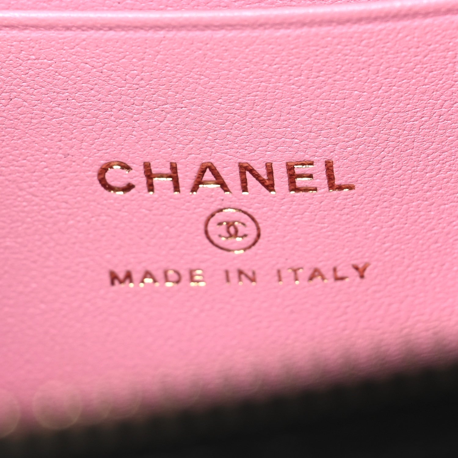 Chanel Lambskin Quilted Small Top Handle Vanity Case With Chain Black Lilac 7 of 11