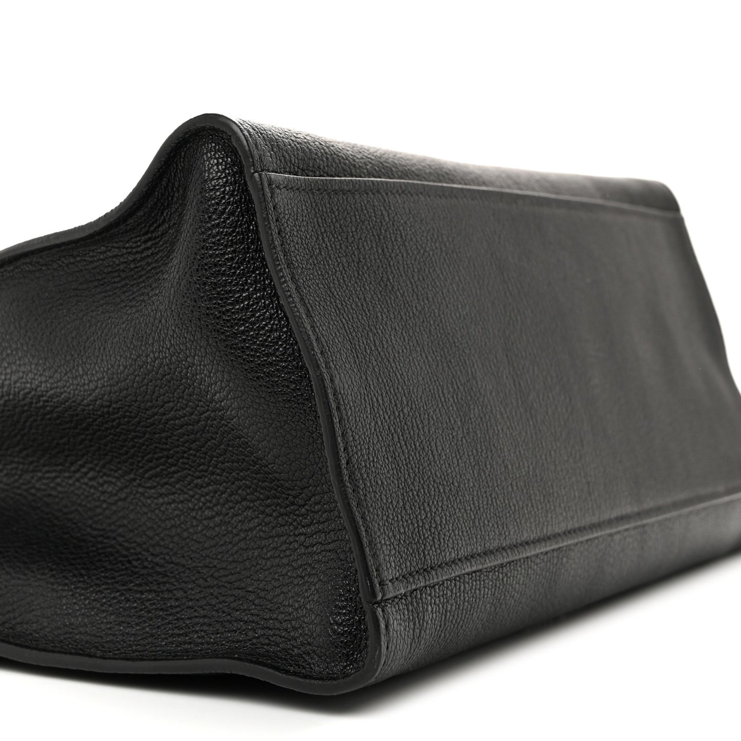 Goatskin Madras Soft Calf Crystal Embellished Tote Black
