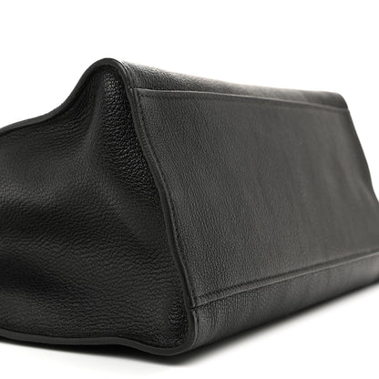 Miu Miu Goatskin Madras Soft Calf Crystal Embellished Tote Black 10 of 14