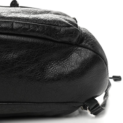Balenciaga Agneau Classic Silver Hardware S Traveler Backpack Black 9 of 9