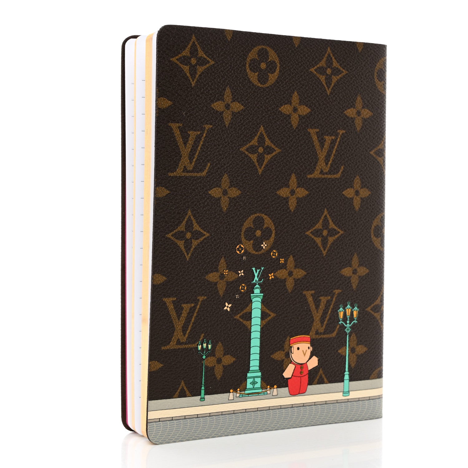 Louis Vuitton Monogram 2022 Christmas Animation Paris Clemence Notebook MM 3 of 9