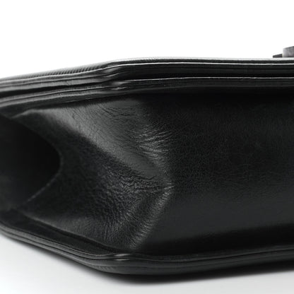 Chanel Calfskin Double Stitch Medium Boy Flap Black 8 of 10
