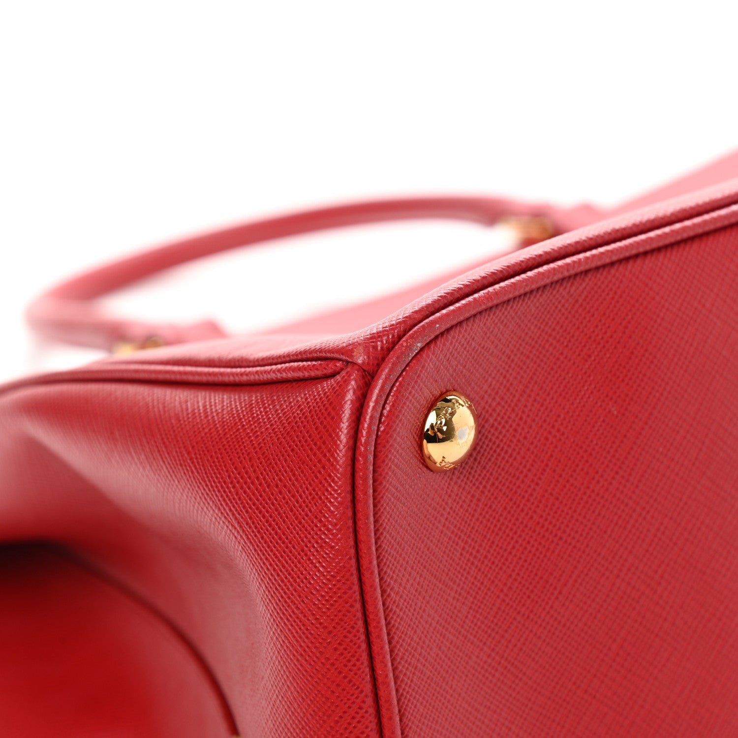 Prada Saffiano Medium Galleria Double Zip Tote Fuoco 14 of 25