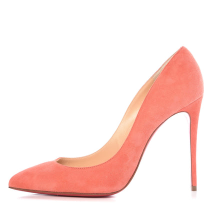 Christian Louboutin Suede Pigalle Follies 100 Pumps 38 Charlotte 1 of 8