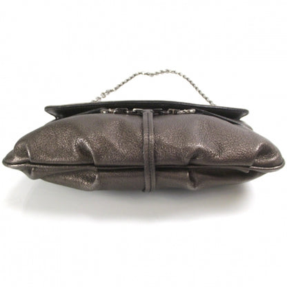 FASHIONPHILE SALVATOREFERRAGAMOLeatherChainClutch 5 of 7