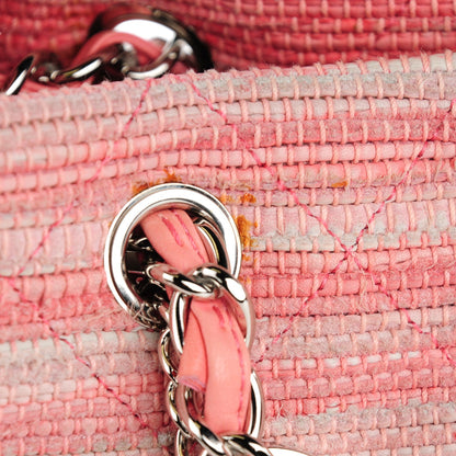 Chanel Tweed Quilted Saint Tropez Tote Pink 9 of 9