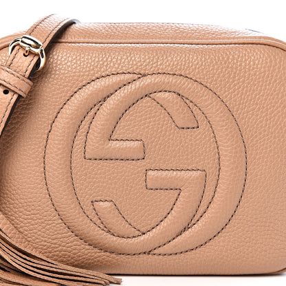 Gucci Pebbled Calfskin Small Soho Disco Bag Rose Beige 11 of 11