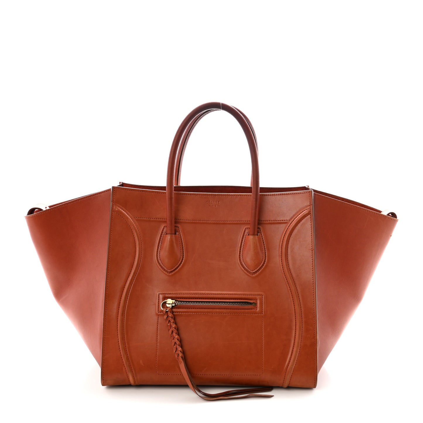 Natural Calfskin Medium Phantom Luggage Brick
