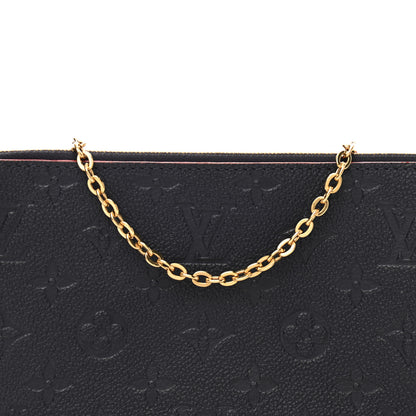 Louis Vuitton Empreinte Double Zip Pochette Marine Rouge 9 of 11