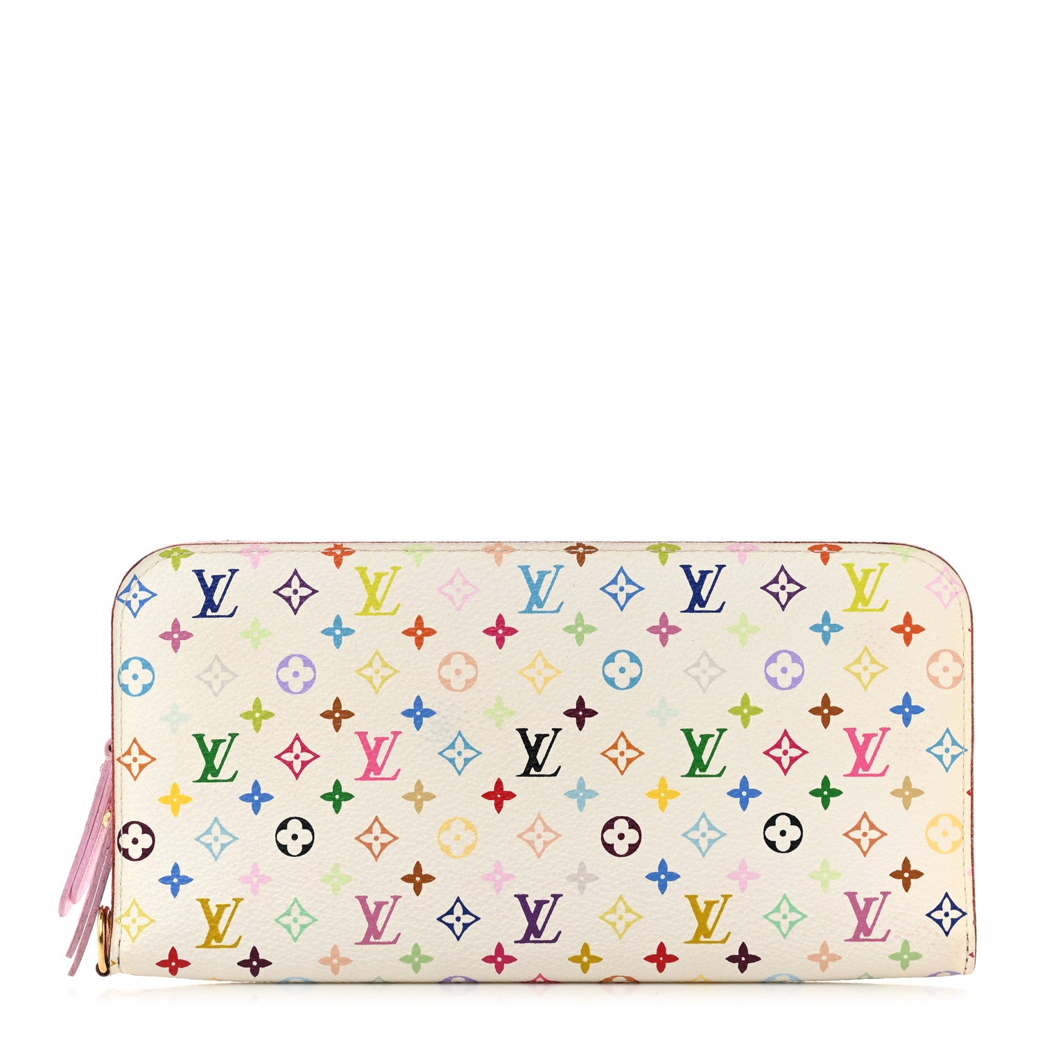 Louis Vuitton Monogram Multicolor Insolite Wallet White Litchi 1 of 8