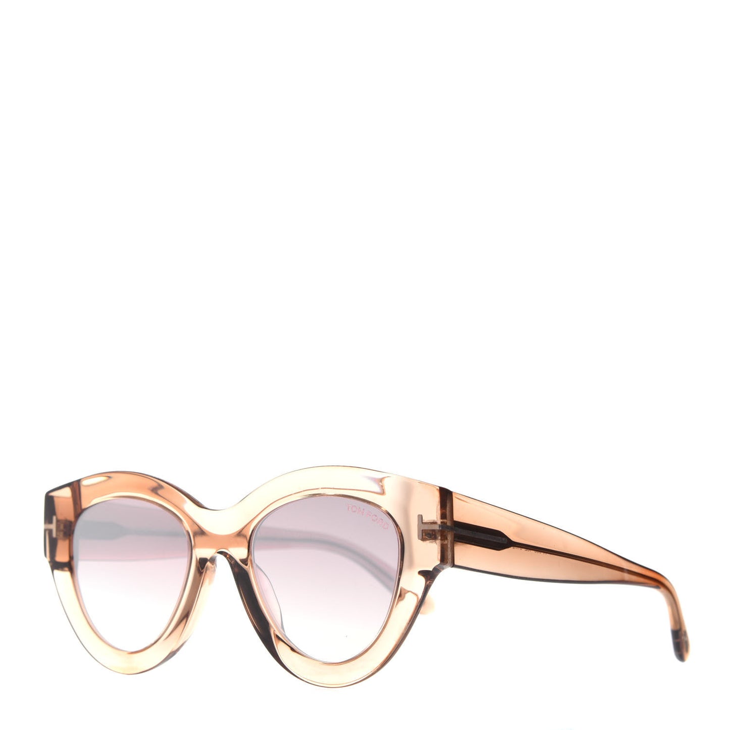 Acetate Slater Cat Eye Sunglasses TF658 Gold