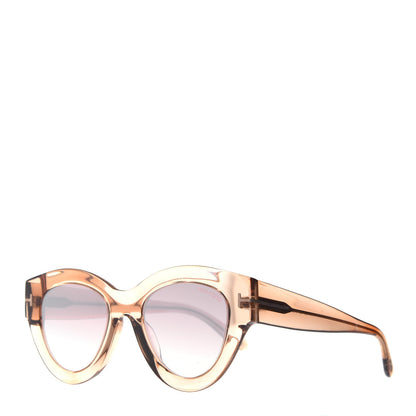Tom Ford Acetate Slater Cat Eye Sunglasses TF658 Gold 1 of 8