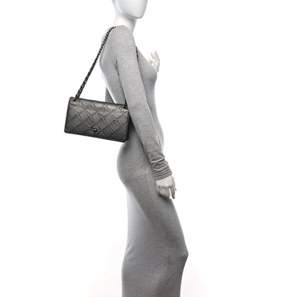 Chanel Calfskin Small Propeller Flap Charcoal 3 of 12