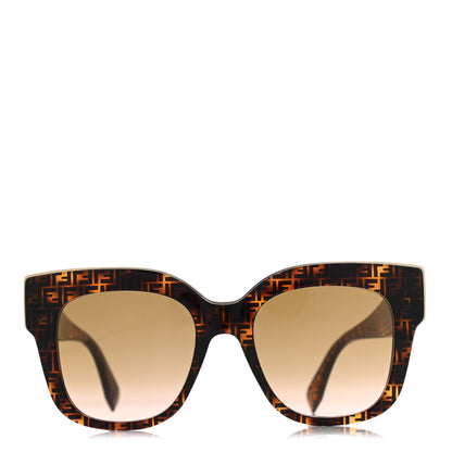 Fendi Acetate F is Fendi 51mm Cat Eye Sunglasses FF 0359/S Tortoise Camouflage 3 of 13