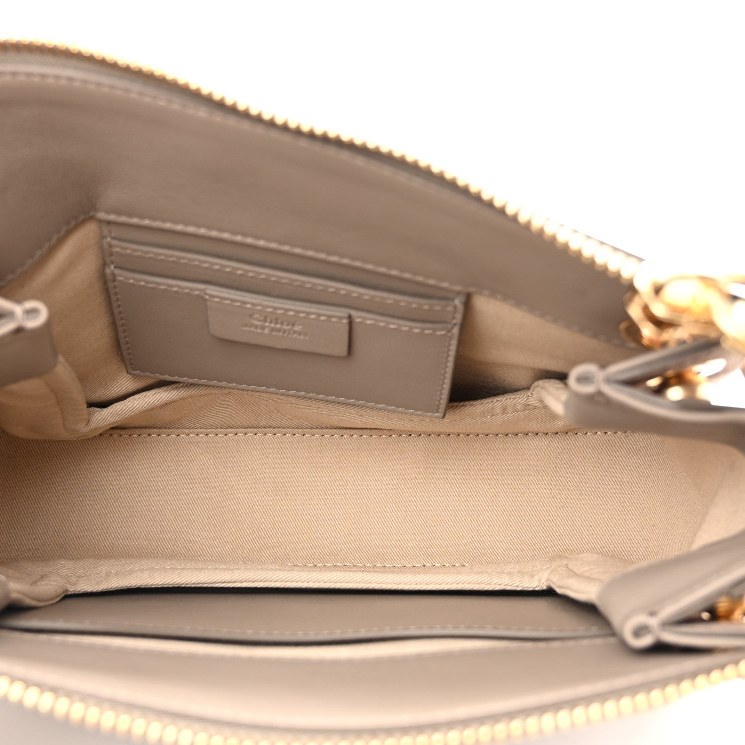 Chloe Calfskin Suede Small Roy Bag Motty Grey 5 of 15