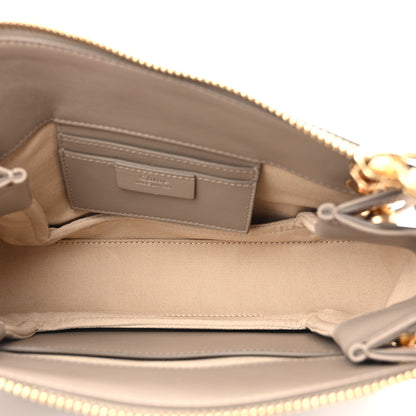 Chloe Calfskin Suede Small Roy Bag Motty Grey 5 of 15