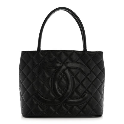 Chanel Caviar Quilted Medallion Tote Black 1 of 13