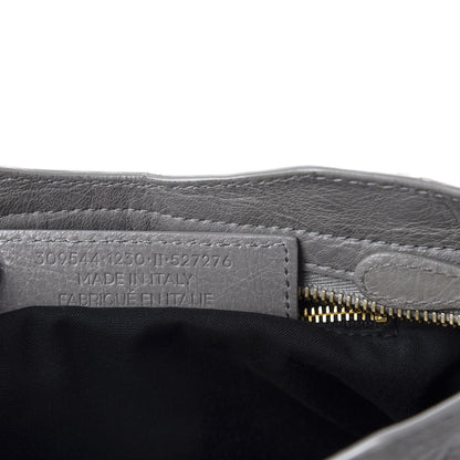 Balenciaga Agneau Giant 12 Gold Hardware Mini City Gris Pyrite 10 of 11