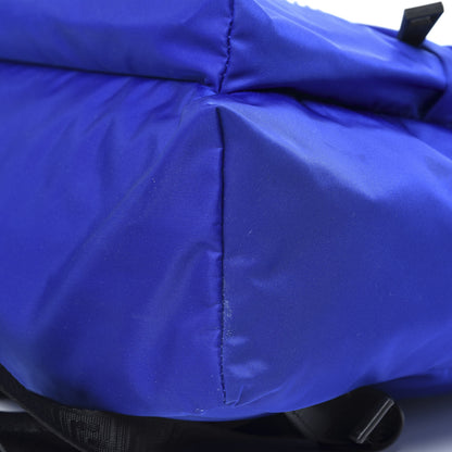 Versace Nylon 90's Vintage Logo Backpack Blue 7 of 7