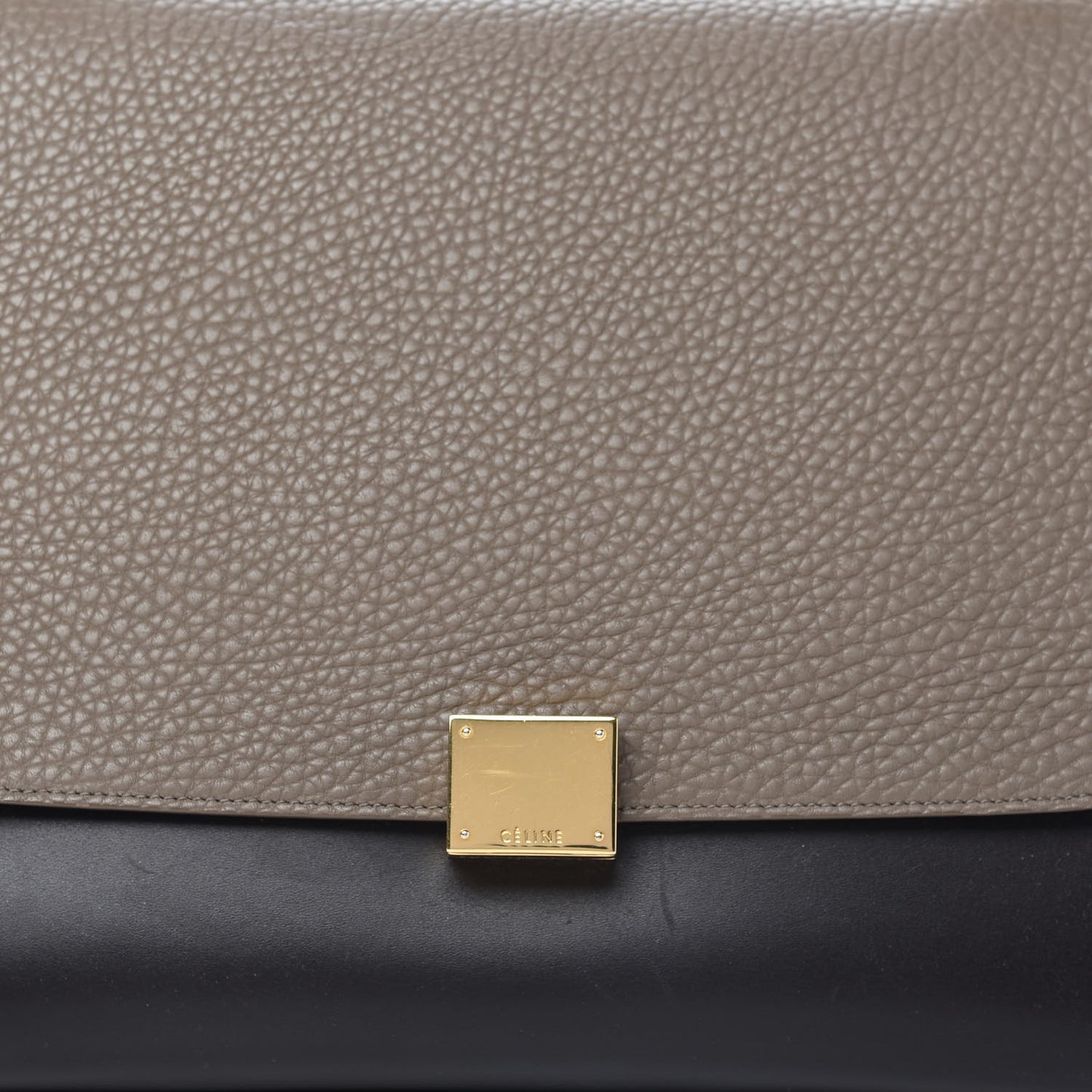 Bullhide Calfskin Nubuck Medium Tri-Color Trapeze Taupe