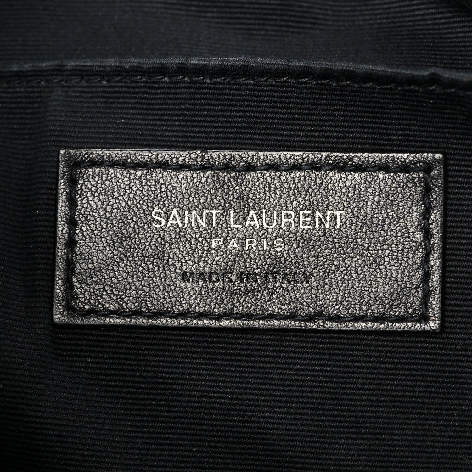 Saint Laurent Calfskin Matelasse Monogram Lou Camera Bag Black 6 of 10