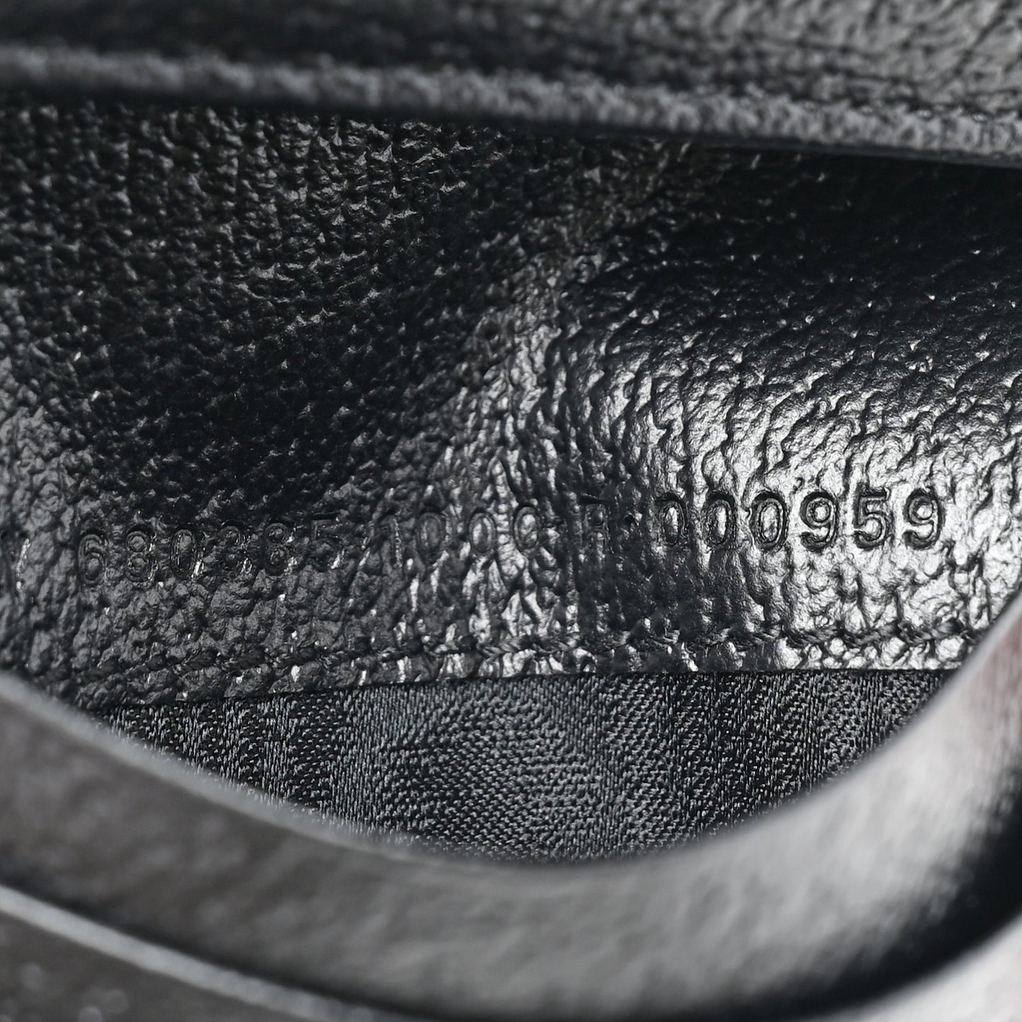 X BALENCIAGA BB Monogram Web Ophidia Card Case Wallet Black