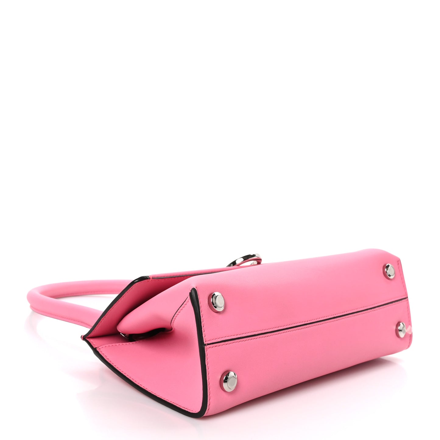 SALVATORE FERRAGAMO Calfskin Trifolio Swing Bag Peonia