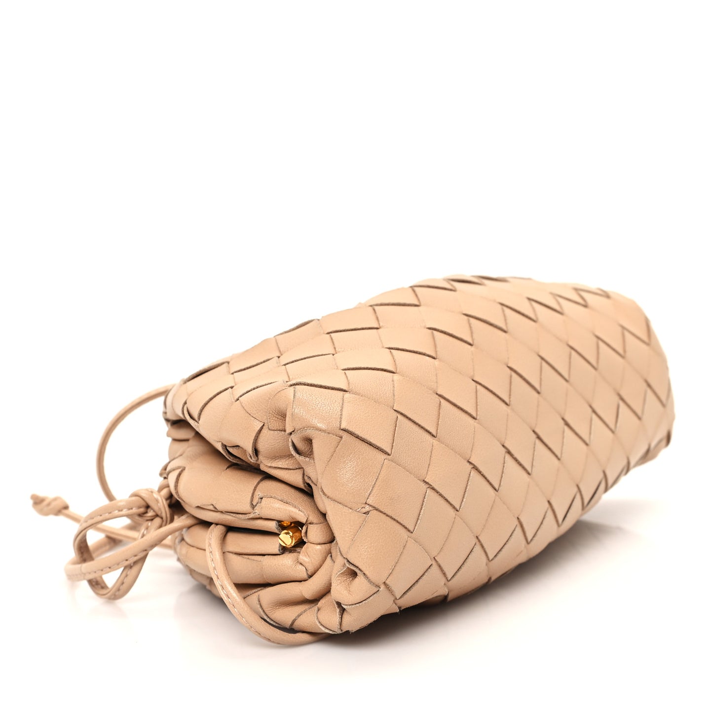 Nappa Intrecciato The Mini Pouch Almond