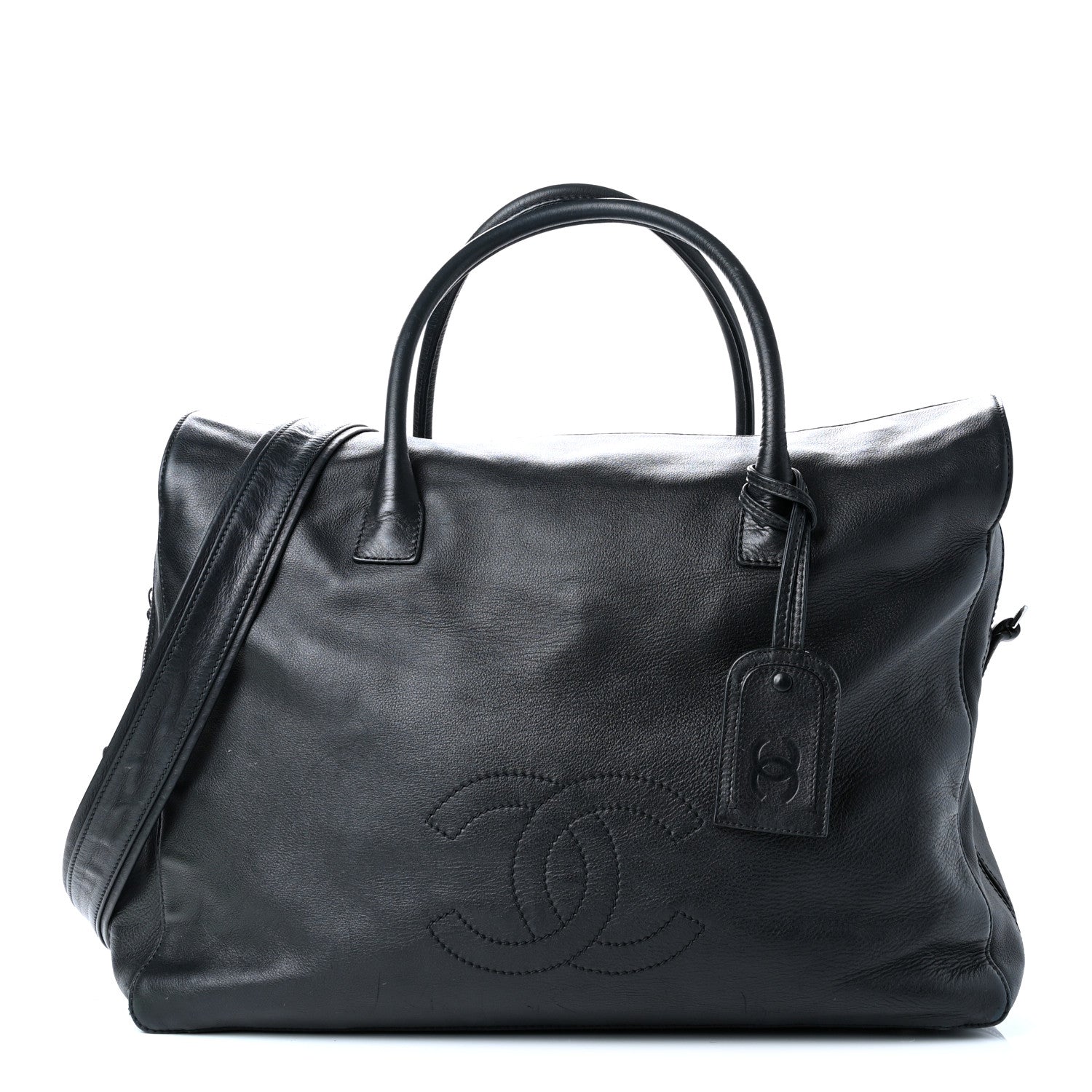 Chanel Lambskin Timeless CC Duffle Bag Black 1 of 17