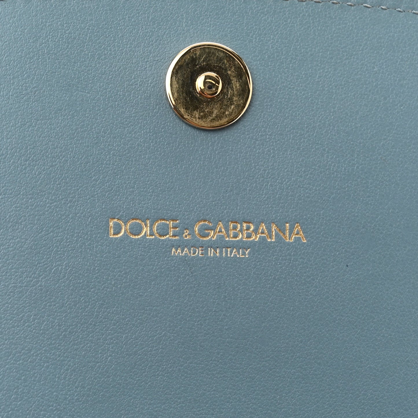 Calfskin Studded Wallet On Chain Red