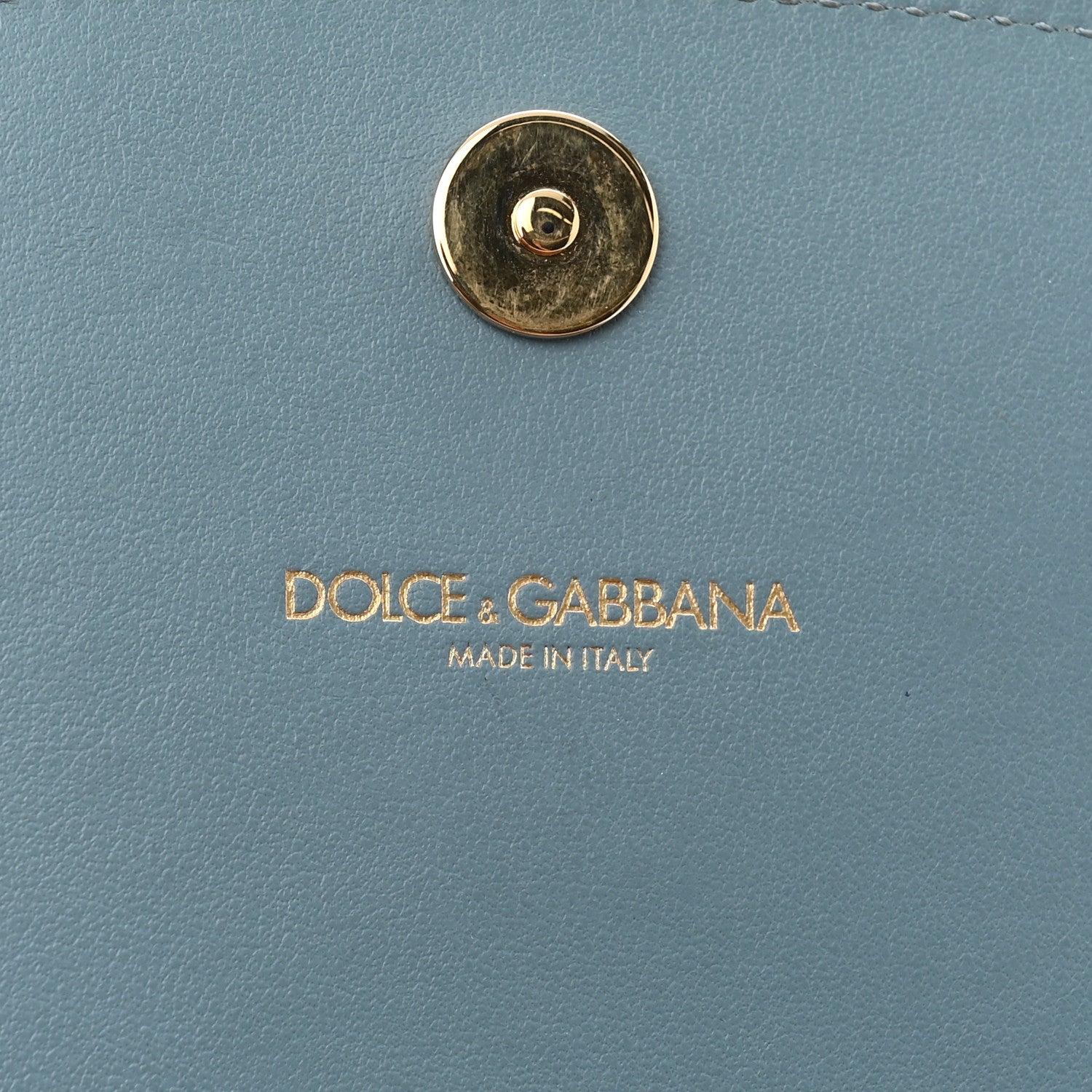 Dolce & Gabbana Calfskin Studded Wallet On Chain Red 6 of 12