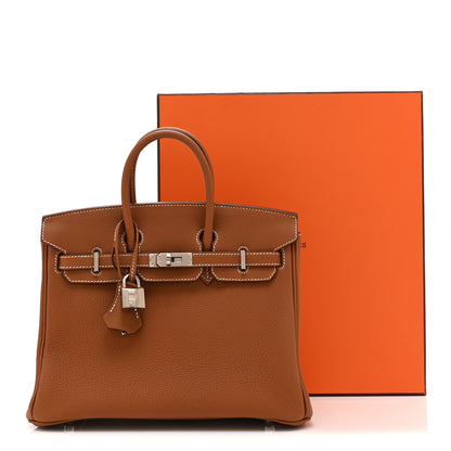 Hermes Togo Birkin 25 Gold 11 of 11