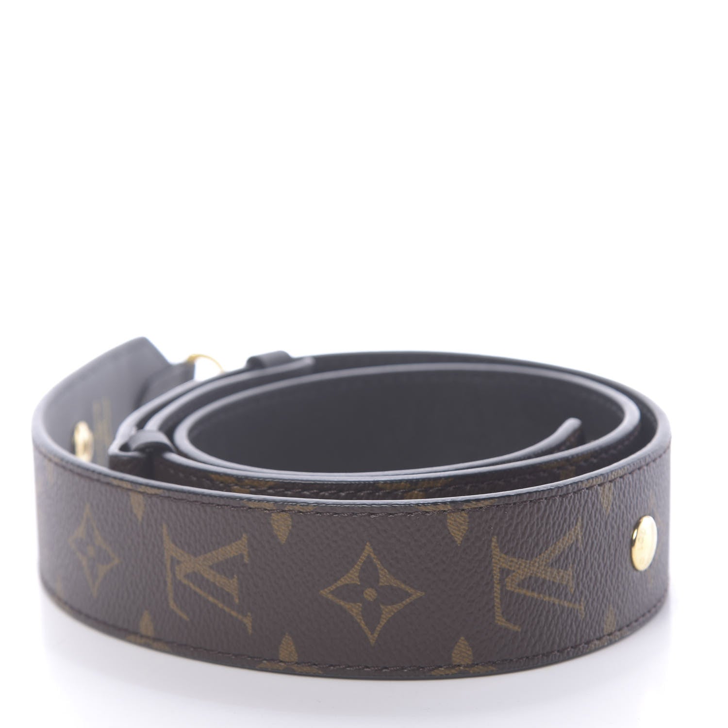 Louis Vuitton Monogram Bandouliere Shoulder Strap Black 2 of 5