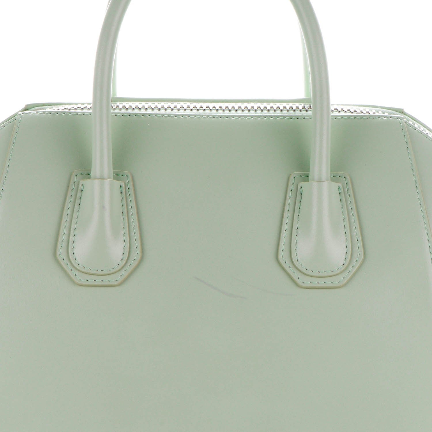 Givenchy Smooth Calfskin Small Antigona Aqua Green 8 of 8